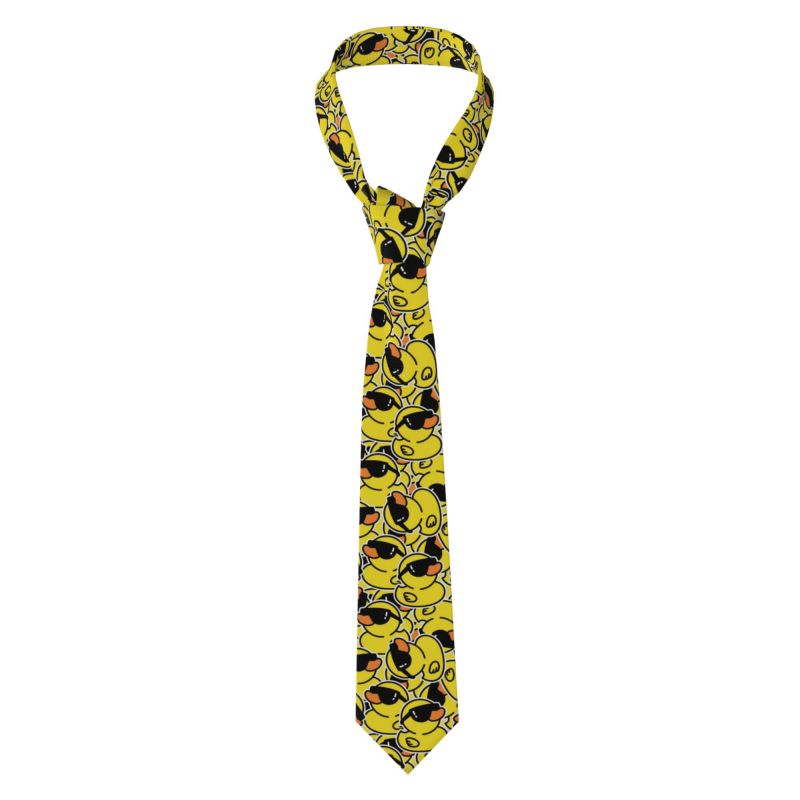 Skinny Tie Men - Милые мужские галстуки с резиновыми утками,