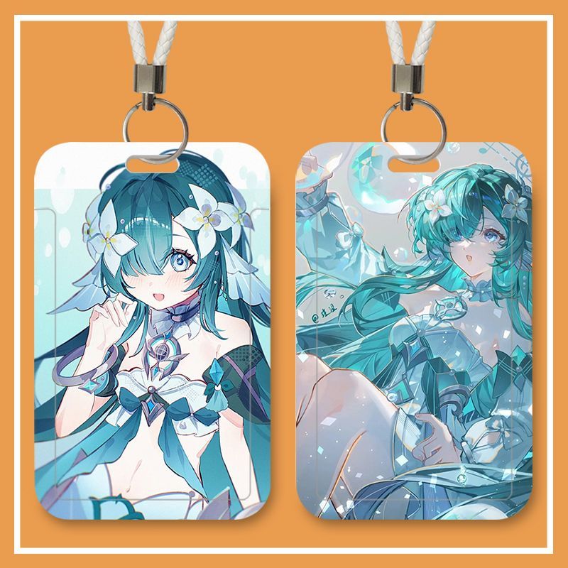 Lanyard Badge Holder - Аниме-держатель для удостоверения личности «Водяница» с