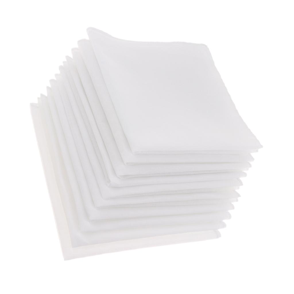 Handkerchief Cotton Men - Набор мужских хлопковых носовых платков, чисто