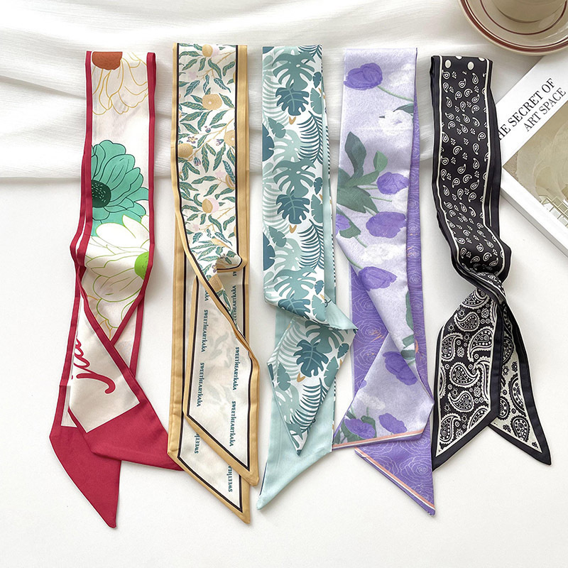 Silk Neck Scarf - Новая роскошная брендовая модель, маленький шелковый