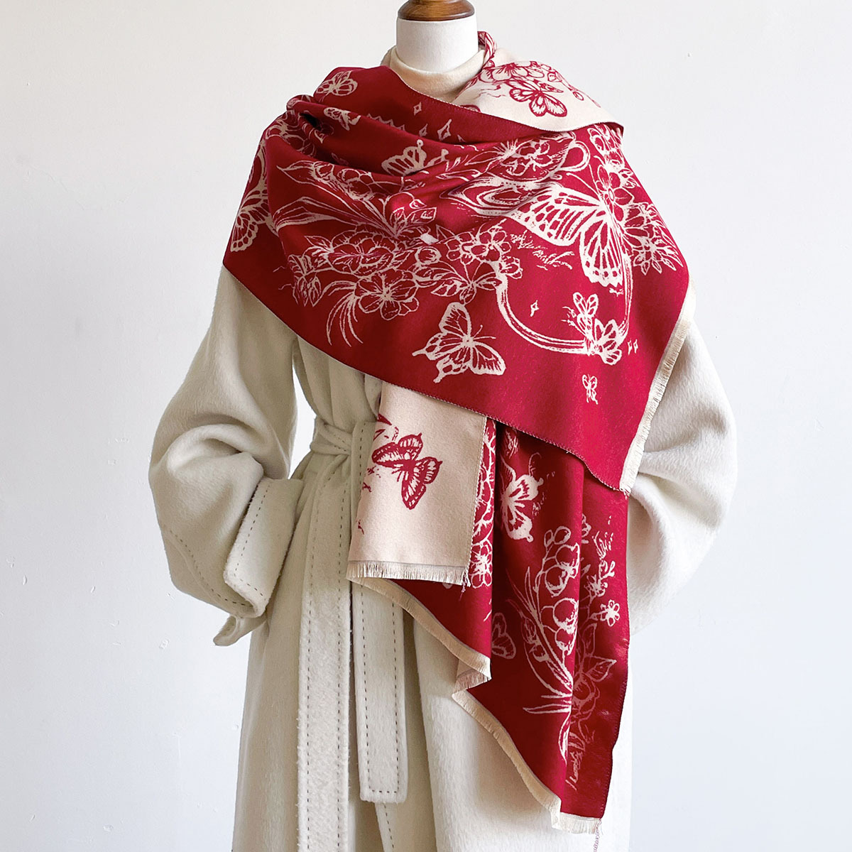 Шарф из искусственного кашемир – обзор и цена Pashmina Wrap Large