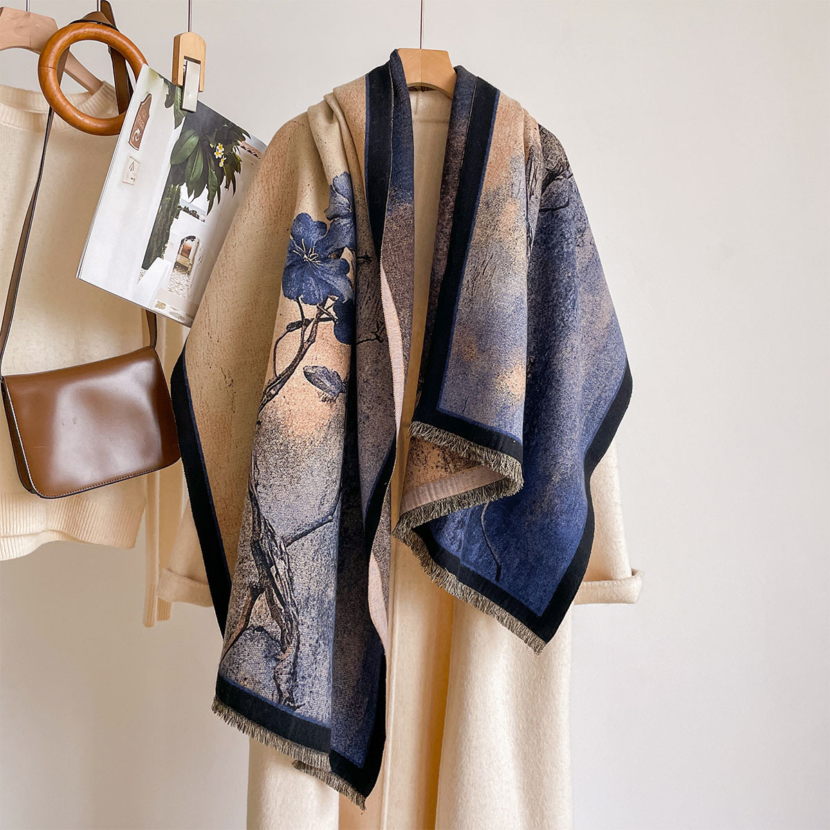 Женский шарф из искусственного – обзор и цена Pashmina Wrap Large