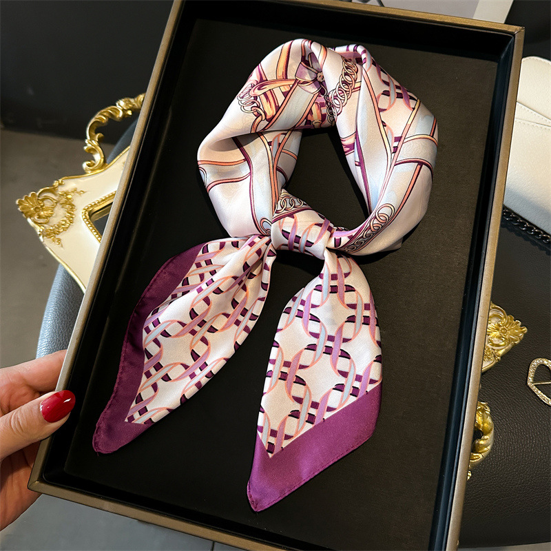 Роскошный женский квадратный п – обзор и цена Silk Neck Scarf